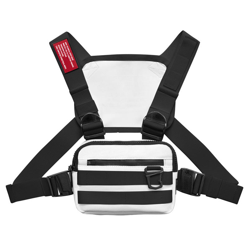 Multi-function Black Adjustable Tactical Custom Vest Chest Rig Bags