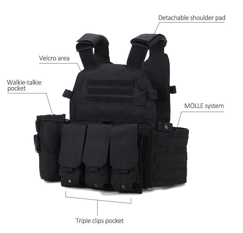 Military Vest Hunting Tactical Plate Carrier Vest