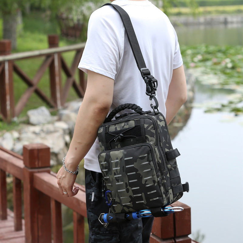 Cross-body Belt Fanny Pack Backpack Fishing Rod Bag Special Backpack Large Equipment